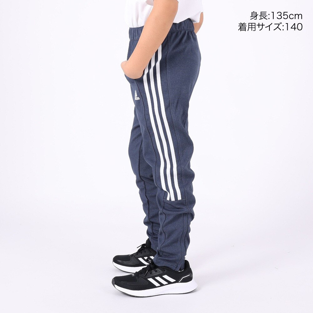 アディダス（キッズ）ティロ デニム ダブルニット レギュラーフィットパンツ トラックパンツ IJM10-IK7376