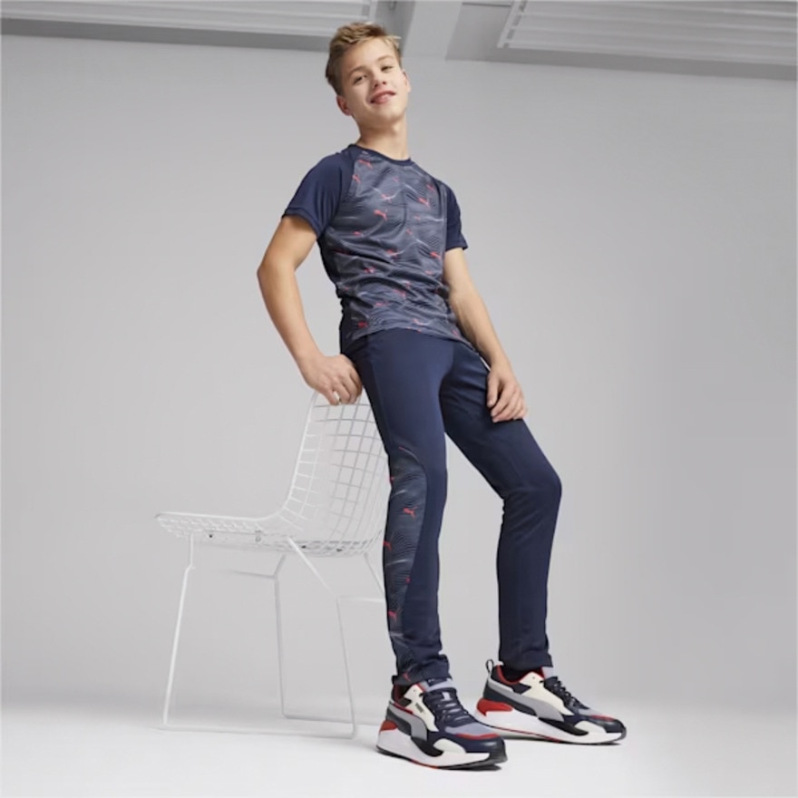 プーマ（PUMA）（キッズ）アクティブ スポーツ ポリ パンツ 681311 14 NVY
