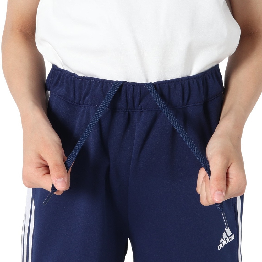 アディダス（adidas）（キッズ）キッズ マストハブ レギュラーフィット カラーブロック ダブルニット 9/10丈トラックパンツ KWY24-JH1097