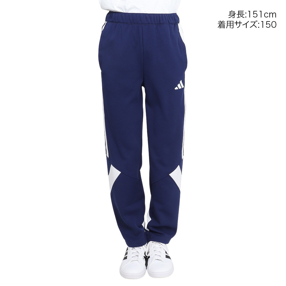 アディダス（adidas）（キッズ）キッズ エッセンシャルズ カラーブロック ウォームアップパンツ KCE58-JM4584