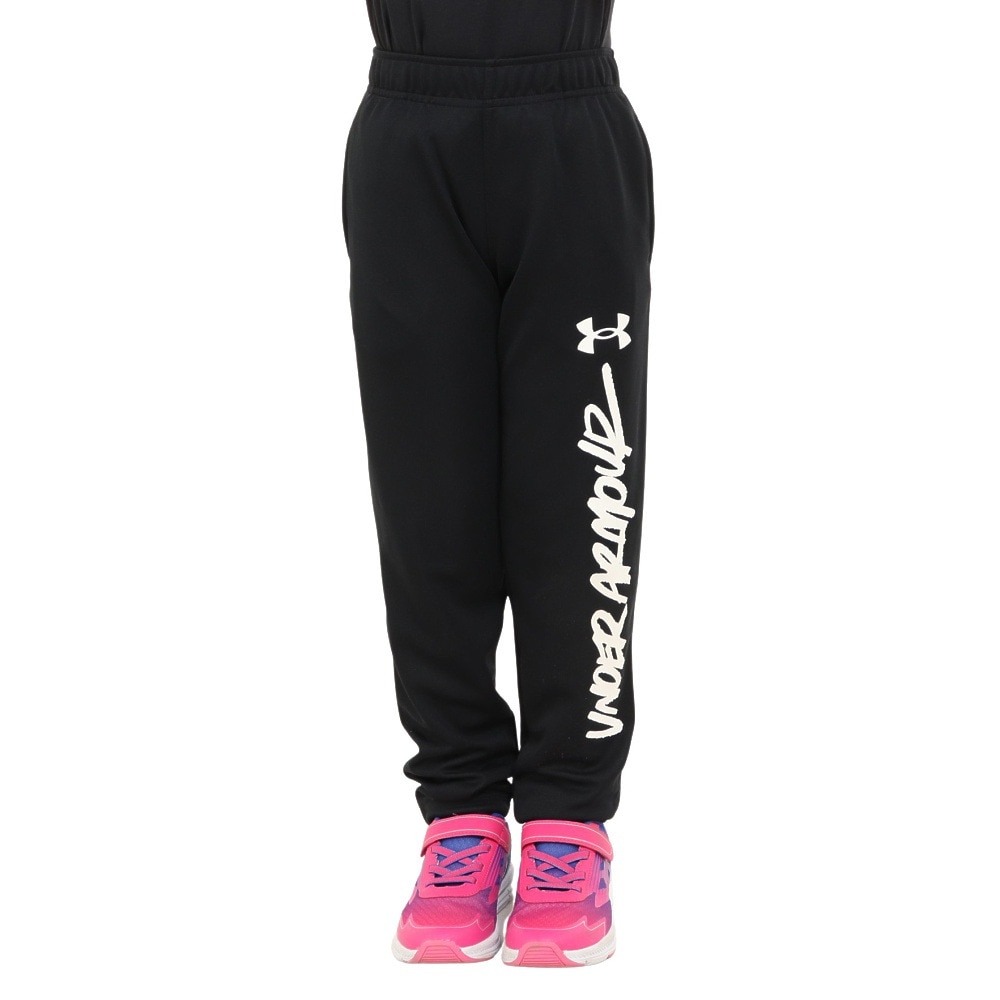 アンダーアーマー（UNDER ARMOUR）（キッズ）ジャージ キッズ 速乾 ロングパンツ ガールズ UA 1378281 001
