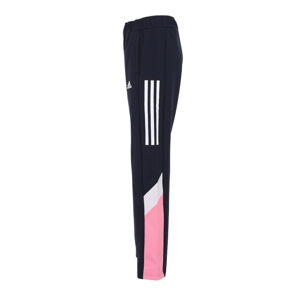 アディダス（adidas）（キッズ）キッズ カラーブロック ダブルニット レギュラーフィット ウォームアップパンツ BUK50-IB0265