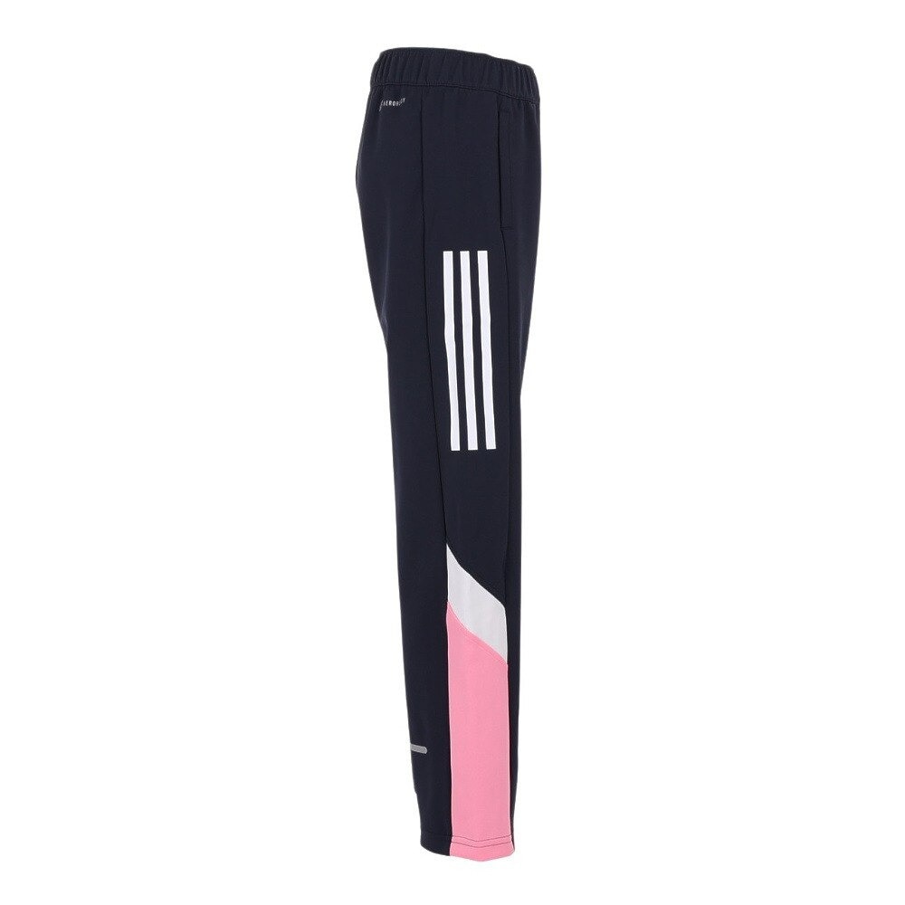 アディダス（adidas）（キッズ）キッズ カラーブロック ダブルニット レギュラーフィット ウォームアップパンツ BUK50-IB0265