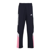 アディダス（adidas）（キッズ）キッズ カラーブロック ダブルニット レギュラーフィット ウォームアップパンツ BUK50-IB0265