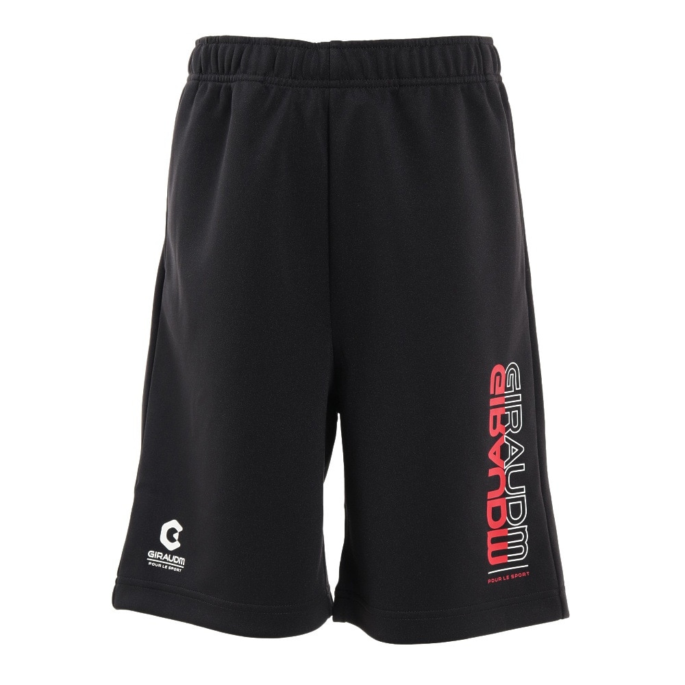 ジローム（GIRAUDM）（キッズ）防汚 YAVX ウォームアップハーフパンツ WU2S3320-TR853-DGDT BLK