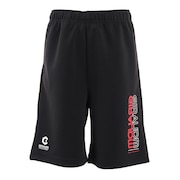 (キッズ)防汚 YAVX ウォームアップハーフパンツ WU2S3320-TR853-DGDT BLK