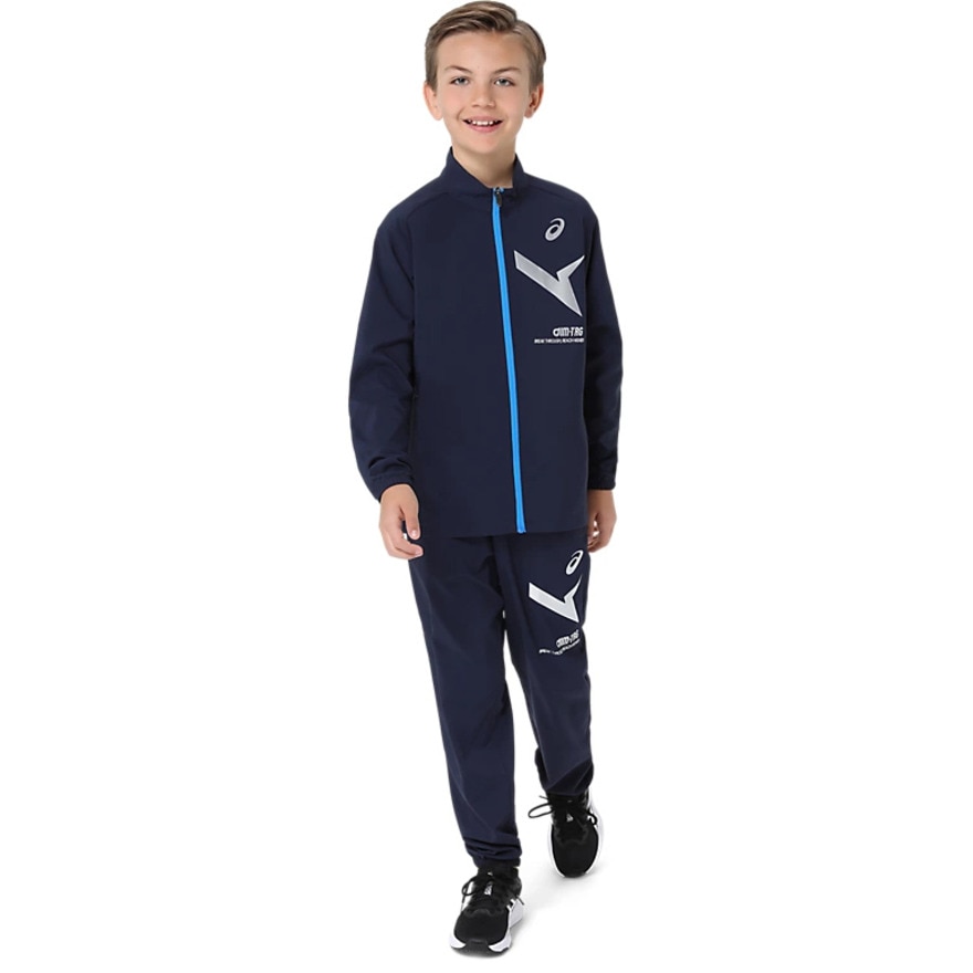 アシックス（ASICS）（キッズ）ジュニア A-I-M ドライストレッチ サマーウーブン ジャケット 2034A883.400