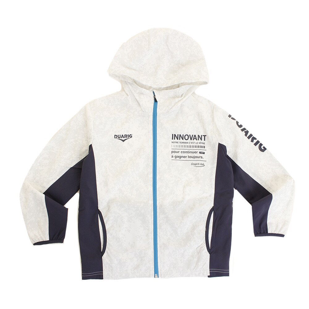  【多少の傷汚れありの為大奉仕】ジュニア 絶耐撥水UV ストレッチ布帛ジャケット 853D8DLY5674 WHT オンライン価格