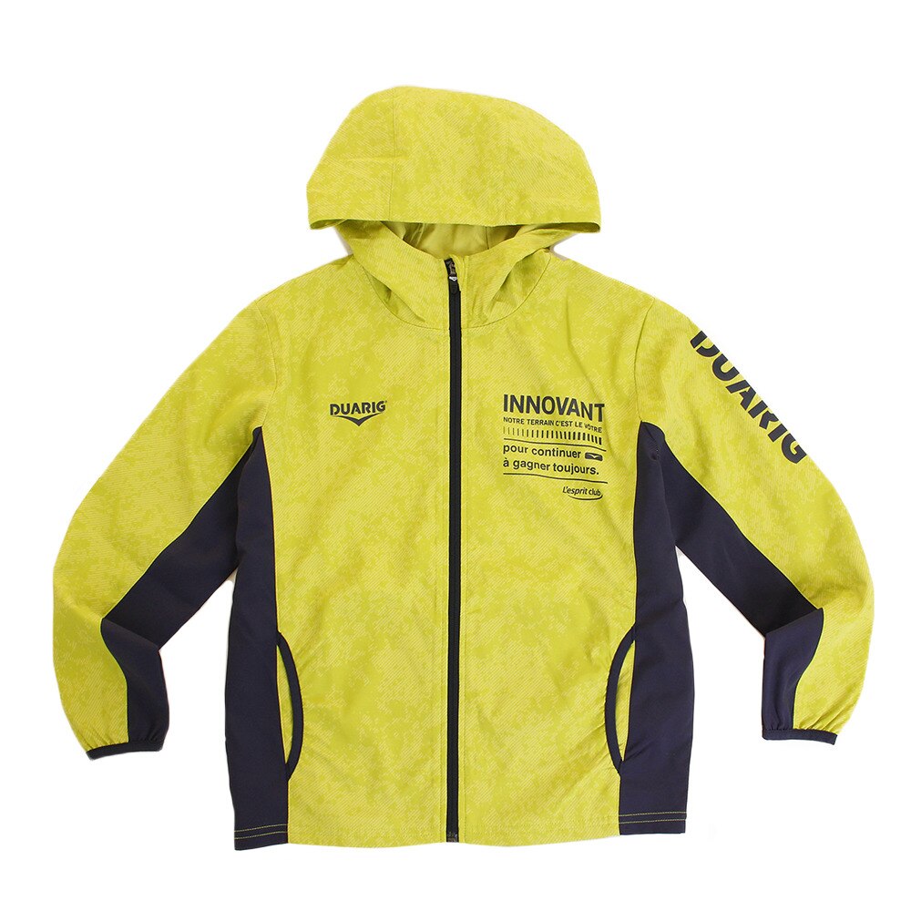  【多少の傷汚れありの為大奉仕】ジュニア 絶耐撥水UV ストレッチ布帛ジャケット 853D8DLY5674 YEL オンライン価格