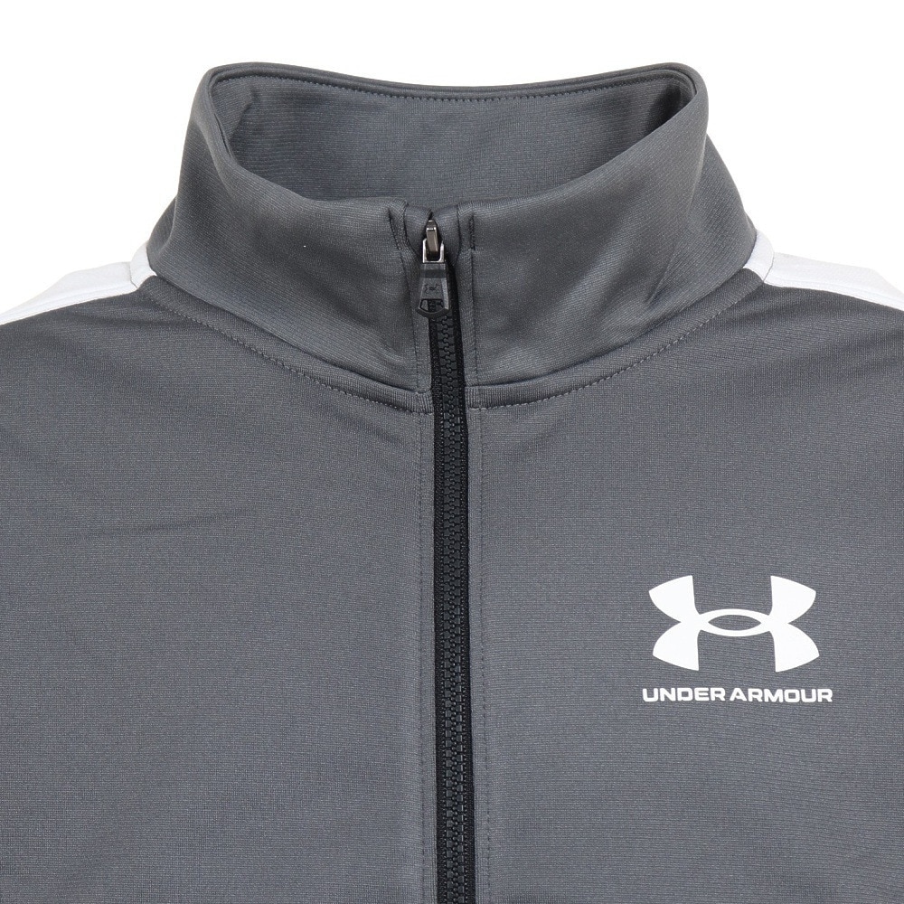 アンダーアーマー（UNDER ARMOUR）（キッズ）ジュニア ジャージ 上下セット CBLOCK KNIT トレーニングスーツ キッズ 1373978 001