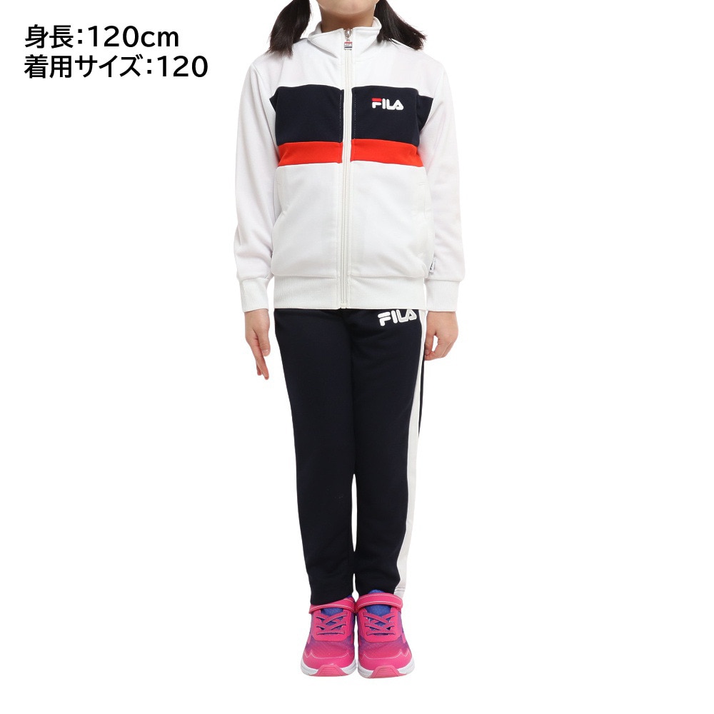 フィラ（FILA）（キッズ）ジャージ 上下セット セットアップ 142