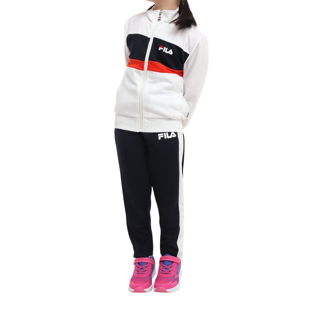 フィラ（FILA）（キッズ）ジャージ 上下セット セットアップ 142-704OWT