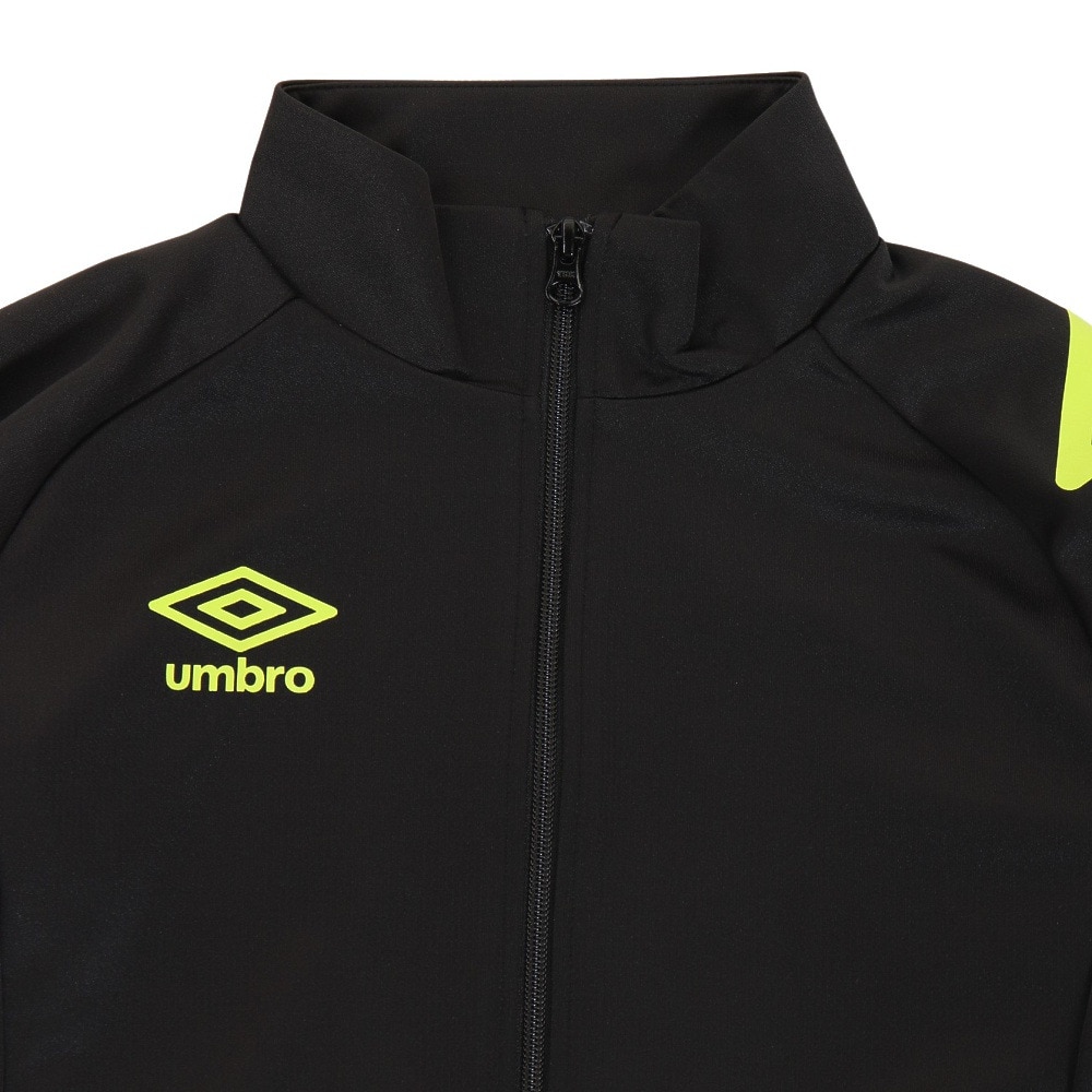 アンブロ（UMBRO）（キッズ）ジュニア ジャージースーツ ジャージ 上下 セット UMJTJF15XB BLK