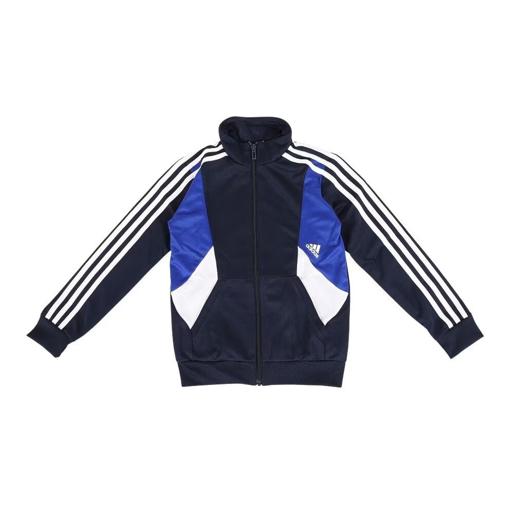 アディダス｜アディダス（adidas）（キッズ）ジュニア カラーブロック スリーストライプス トラックスーツ ENN27-IC5628  スポーツ用品はスーパースポーツゼビオ