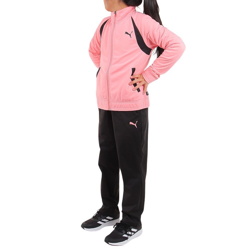 プーマ（PUMA）（キッズ）ジャージ 上下セット キッズ ガールズ ポリ トリコット 675780 63 PBK