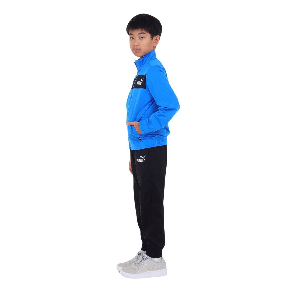 プーマ（PUMA）（キッズ）ジャージ キッズ 上下セット ボーイズ ポリスーツ  846563 48 BLBK