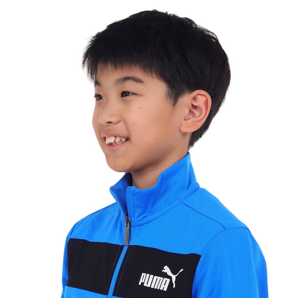プーマ（PUMA）（キッズ）ジャージ キッズ 上下セット ボーイズ ポリスーツ  846563 48 BLBK