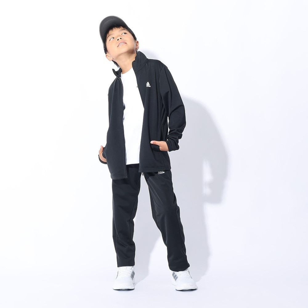 アディダス（adidas）（キッズ）ジュニア ジャージ 上下セット エッセンシャルズ ビッグロゴ トラックスーツ ECL69-IC5686