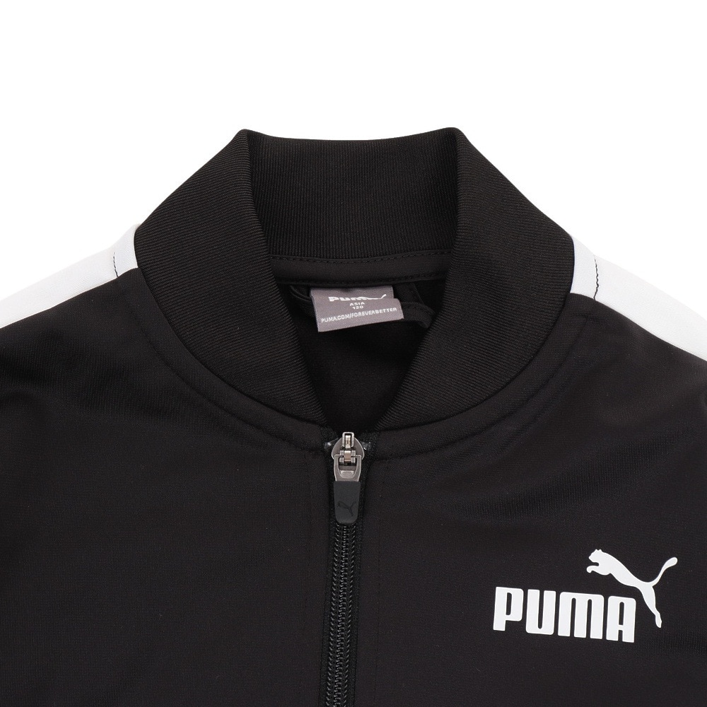 プーマ（PUMA）（キッズ）ジャージ 上下セット 女の子 ガールズ ベースボール トレーニングスーツ 黒 ブラック 681410 01 BLK