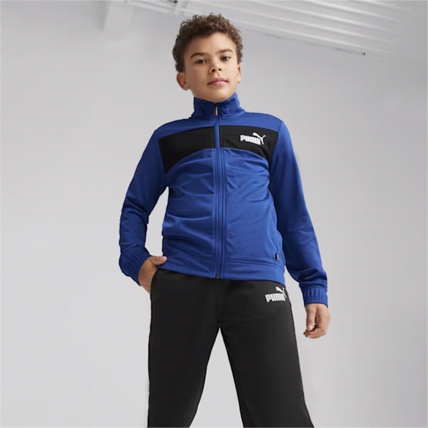 プーマ（PUMA）（キッズ）ジャージ 上下セット ジュニア ポリ トレーニングスーツ 846563 18 BGRY