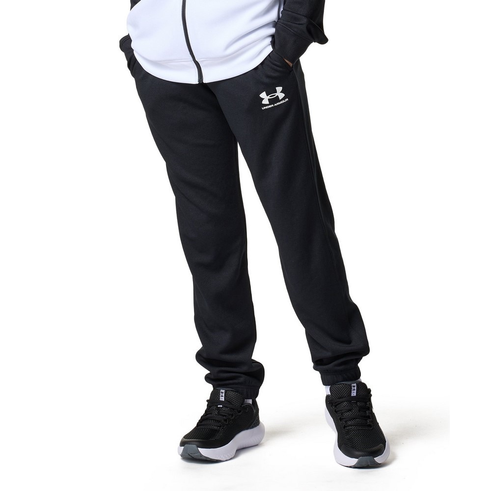アンダーアーマー（UNDER ARMOUR）（キッズ）カラーブロック トラックスーツ 上下セット 6001352 001