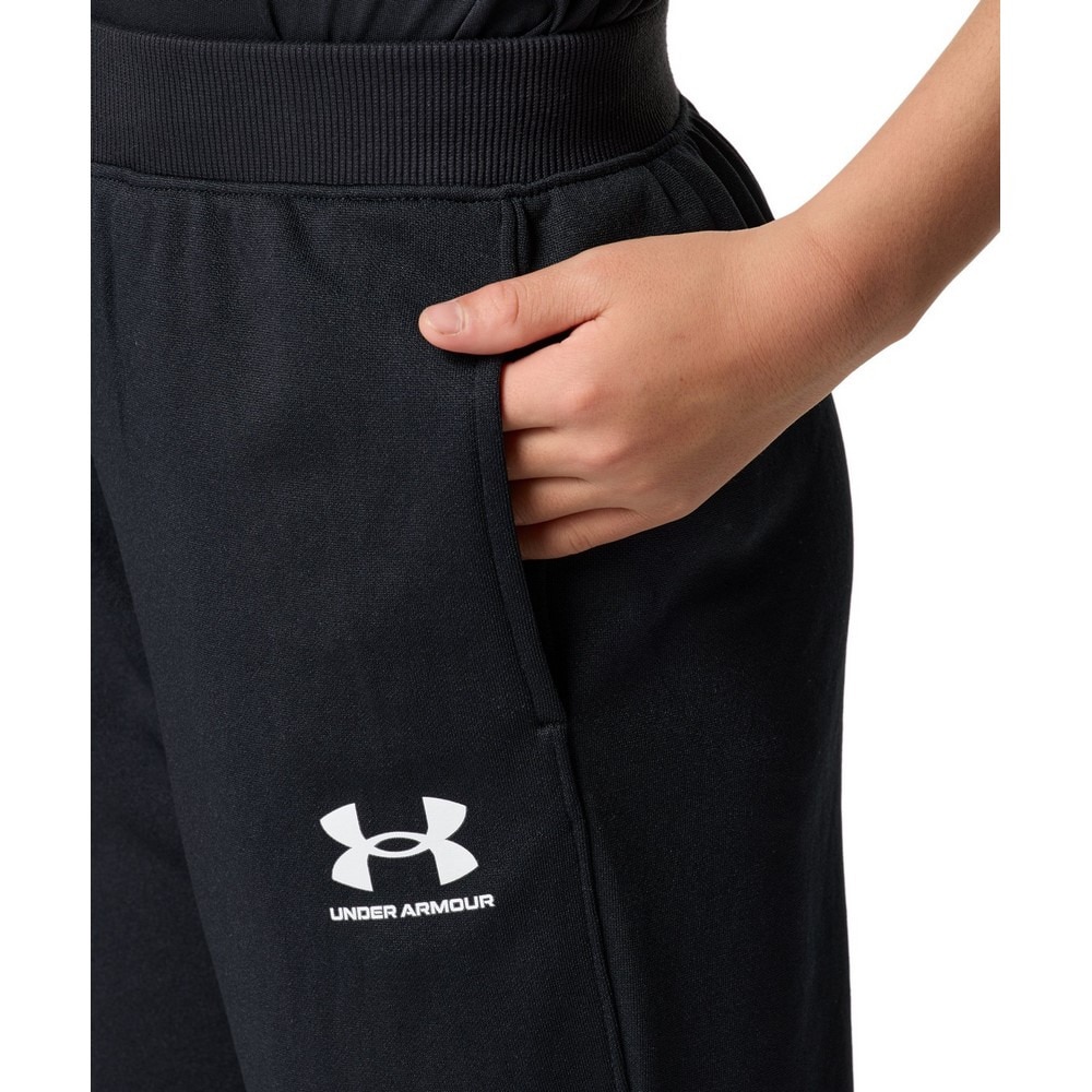 アンダーアーマー（UNDER ARMOUR）（キッズ）カラーブロック トラックスーツ 上下セット 6001352 001