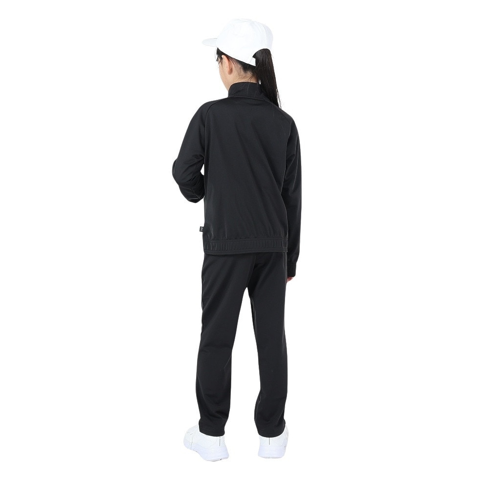 プーマ（PUMA）（キッズ）ガールズ ポリ トリコット ジャージ 上下セット675780 01 BLK