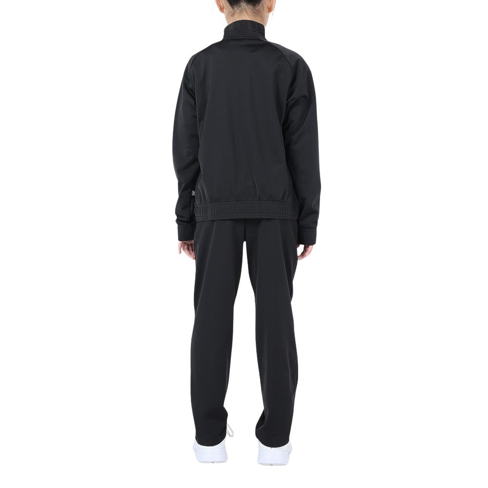 プーマ（PUMA）（キッズ）ガールズ ポリ トリコット ジャージ 上下セット675780 01 BLK
