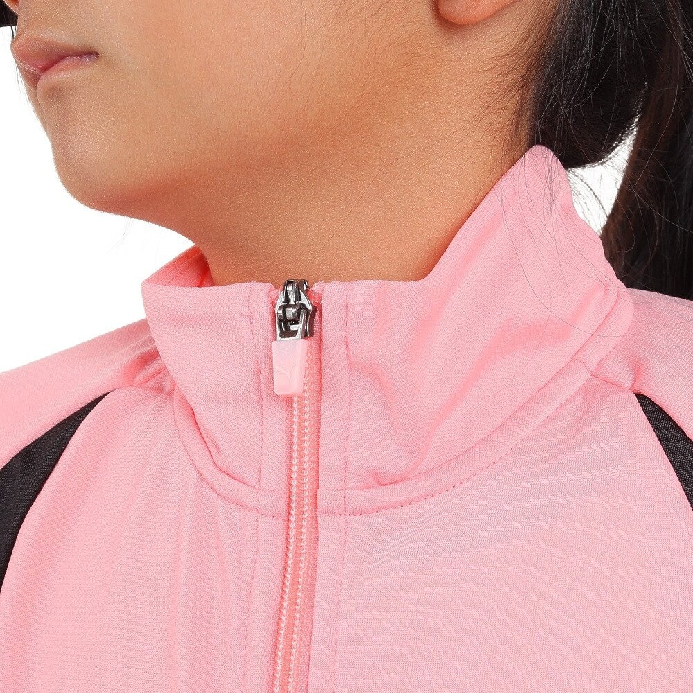 プーマ（PUMA）（キッズ）ガールズ ポリ トリコット ジャージ 上下セット 675780 63 PBK