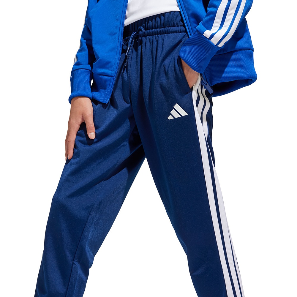 アディダス（adidas）（キッズ）キッズ シーズナル エッセンシャルズ Tiberio スリーストライプス トリコット トラックスーツ KQG66-JC7518