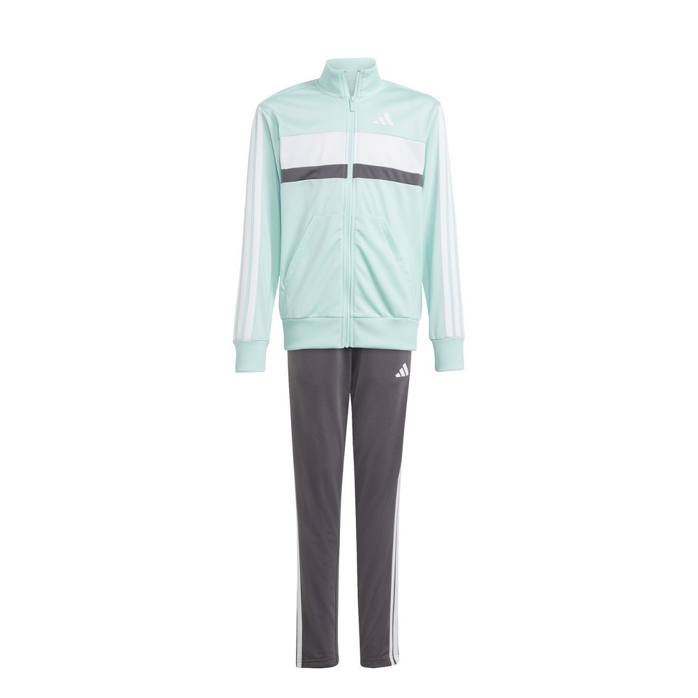 アディダス（adidas）（キッズ）ジュニア シーズナル エッセンシャルズ Tiberio スリーストライプス トリコット トラックスーツ KQG66-JC9302
