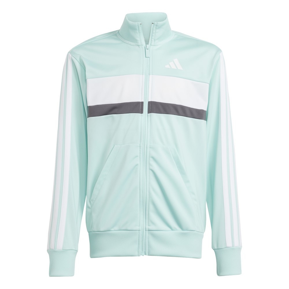 アディダス（adidas）（キッズ）ジュニア シーズナル エッセンシャルズ Tiberio スリーストライプス トリコット トラックスーツ KQG66-JC9302