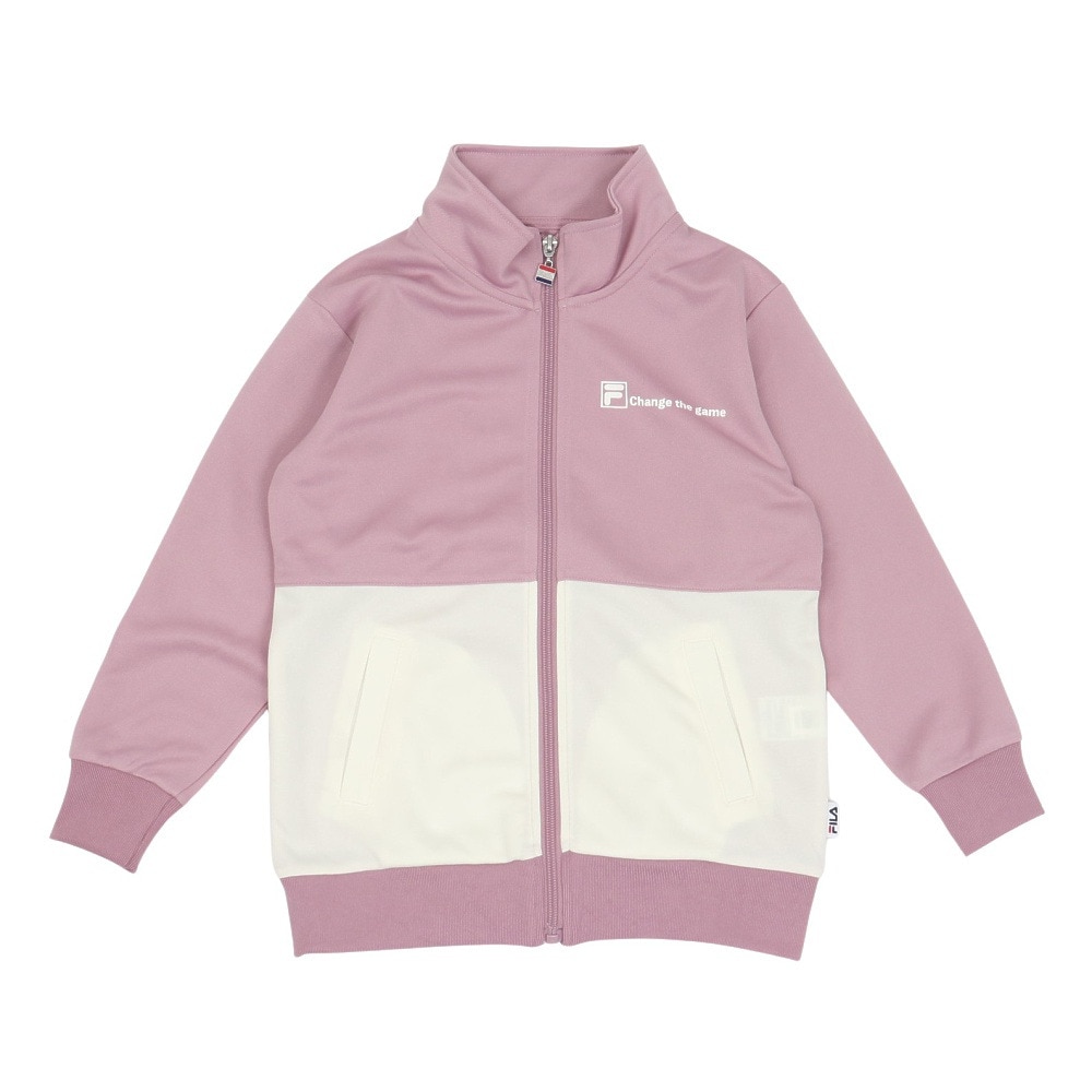 フィラ（FILA）（キッズ）ガールズ ウォームアップ セットアップ 115709 -LAV