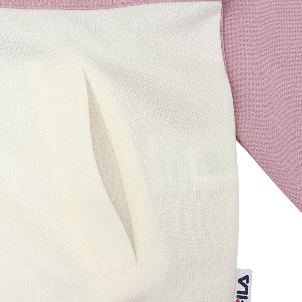 フィラ（FILA）（キッズ）ガールズ ウォームアップ セットアップ 115709 -LAV