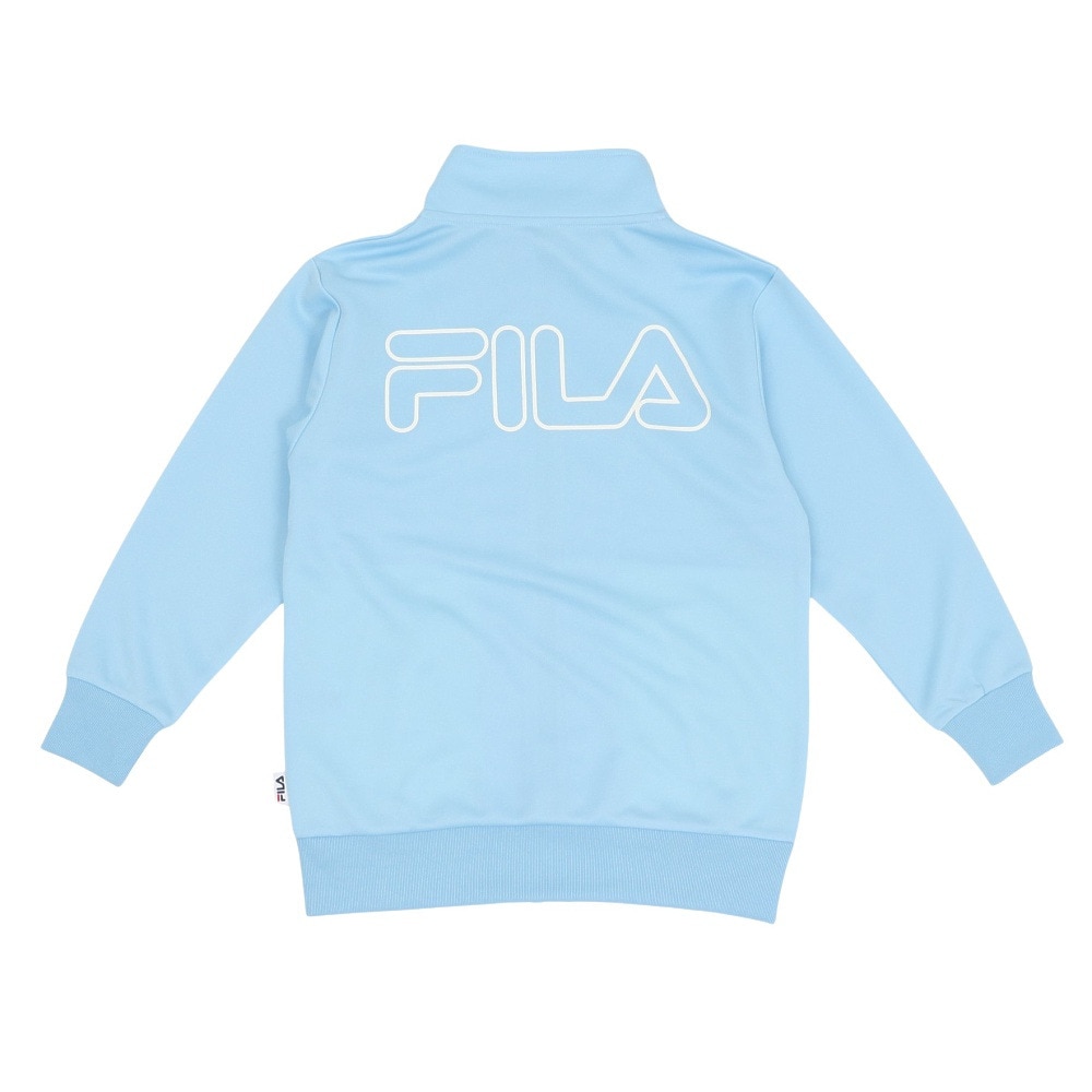 フィラ（FILA）（キッズ）ガールズ ウォームアップ セットアップ 115709 -SAX