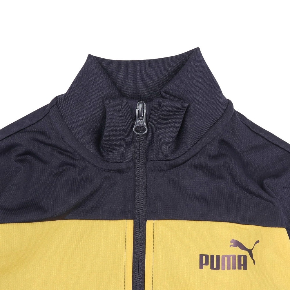 プーマ（PUMA）（キッズ）ポリ カラーブロック スーツ B 上下セット 687790 16 NVY