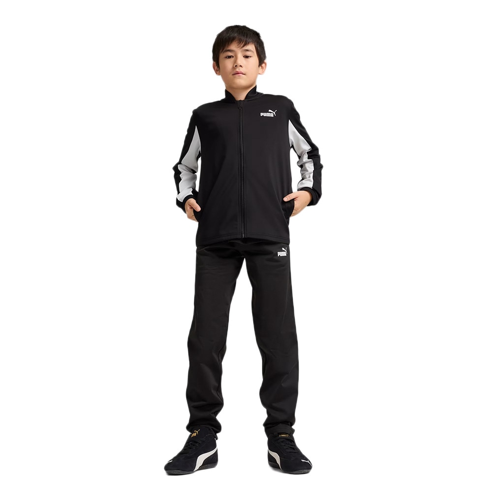 プーマ（PUMA）（キッズ）ボーイズ ポリ ベースボール スーツ 上下セット 687875 01 BLK