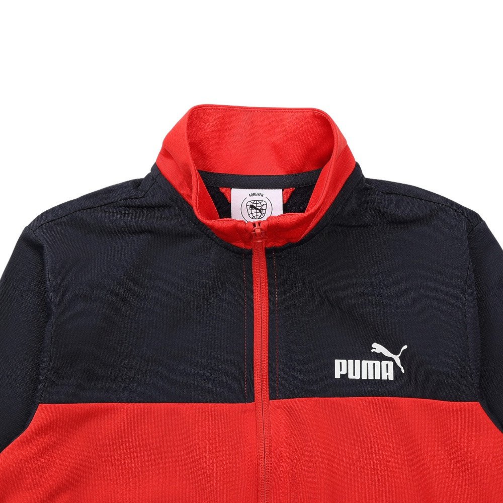 プーマ（PUMA）（キッズ）ジュニア ポリ カラーブロック スーツ B 上下