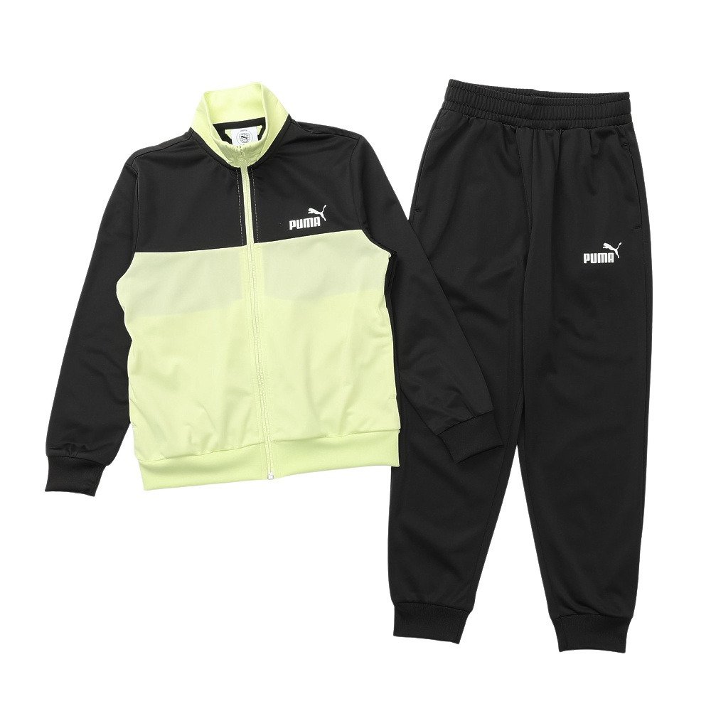 プーマ（PUMA）（キッズ）ジュニア ポリ カラーブロック スーツ B 上下