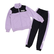 フィラ（FILA）（キッズ）ガールズ ジャージ 上下セット ウォームシャツ セットアップ 114-708 LAV