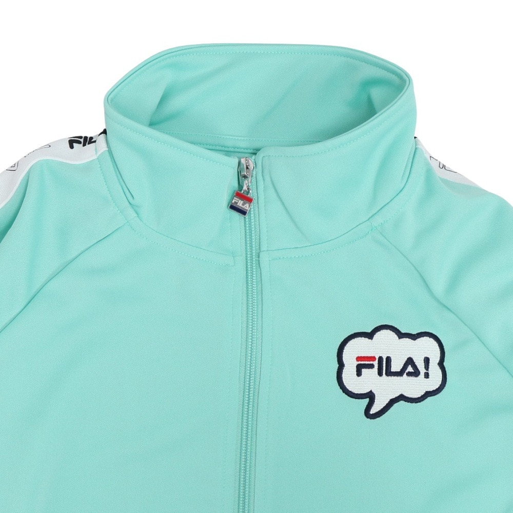 フィラ（FILA）（キッズ）ガールズ ジャージ 上下セット ウォームシャツ セットアップ 114-709 MNT