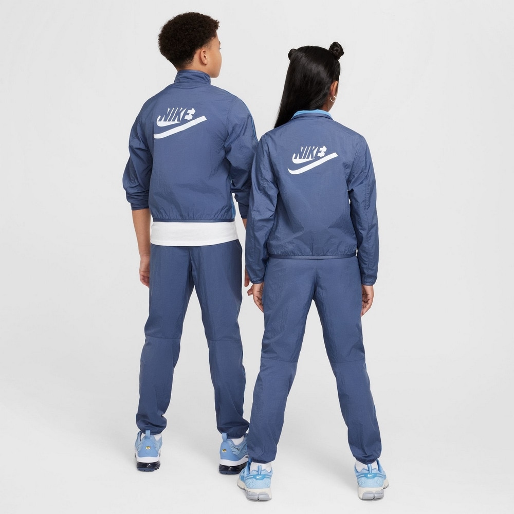 ナイキ（NIKE）（キッズ）ジュニア ハイブリッド ウーブン トラックスーツ 上下セット FD3058-491
