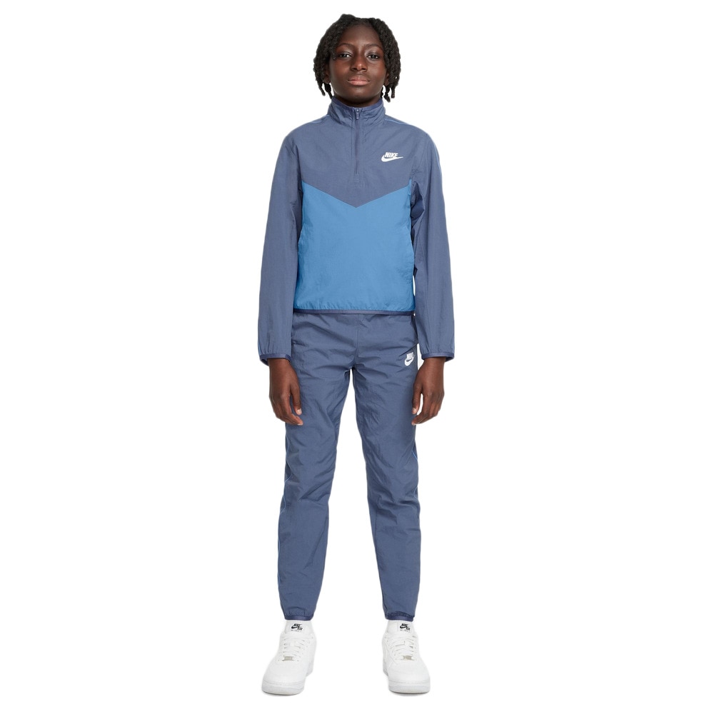 ナイキ（NIKE）（キッズ）ジュニア ハイブリッド ウーブン トラックスーツ 上下セット FD3058-491