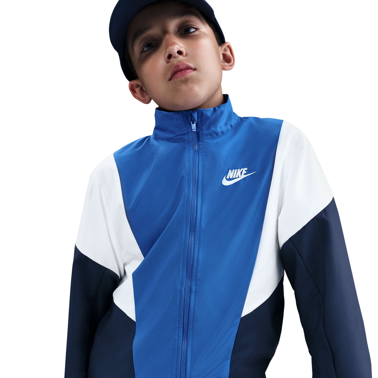 ナイキ（NIKE）（キッズ）ジュニア スポーツウェア ウーブン フルジップ トラックスーツ HQ9314-410
