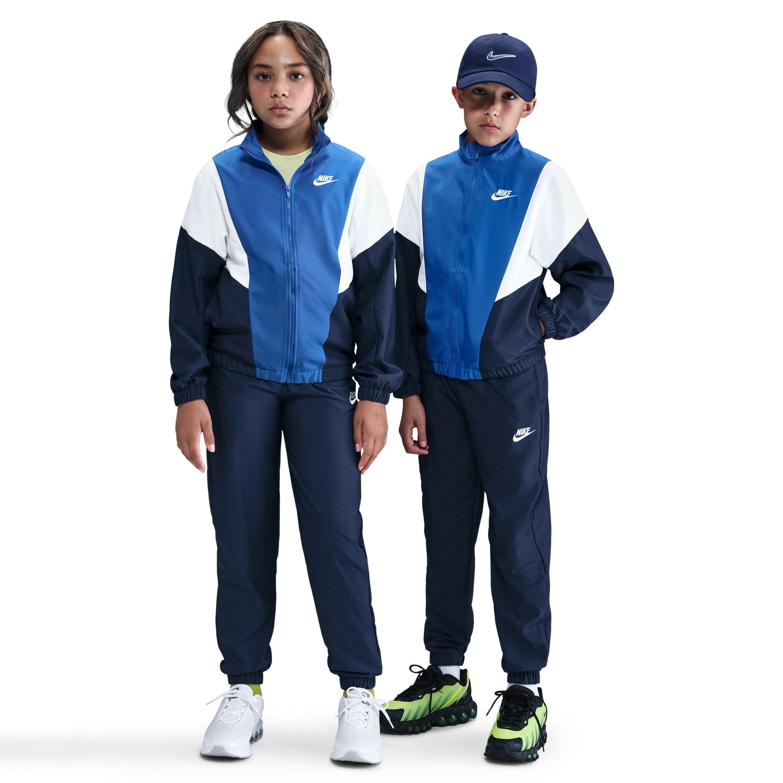 ナイキ（NIKE）（キッズ）ジュニア スポーツウェア ウーブン フルジップ トラックスーツ HQ9314-410