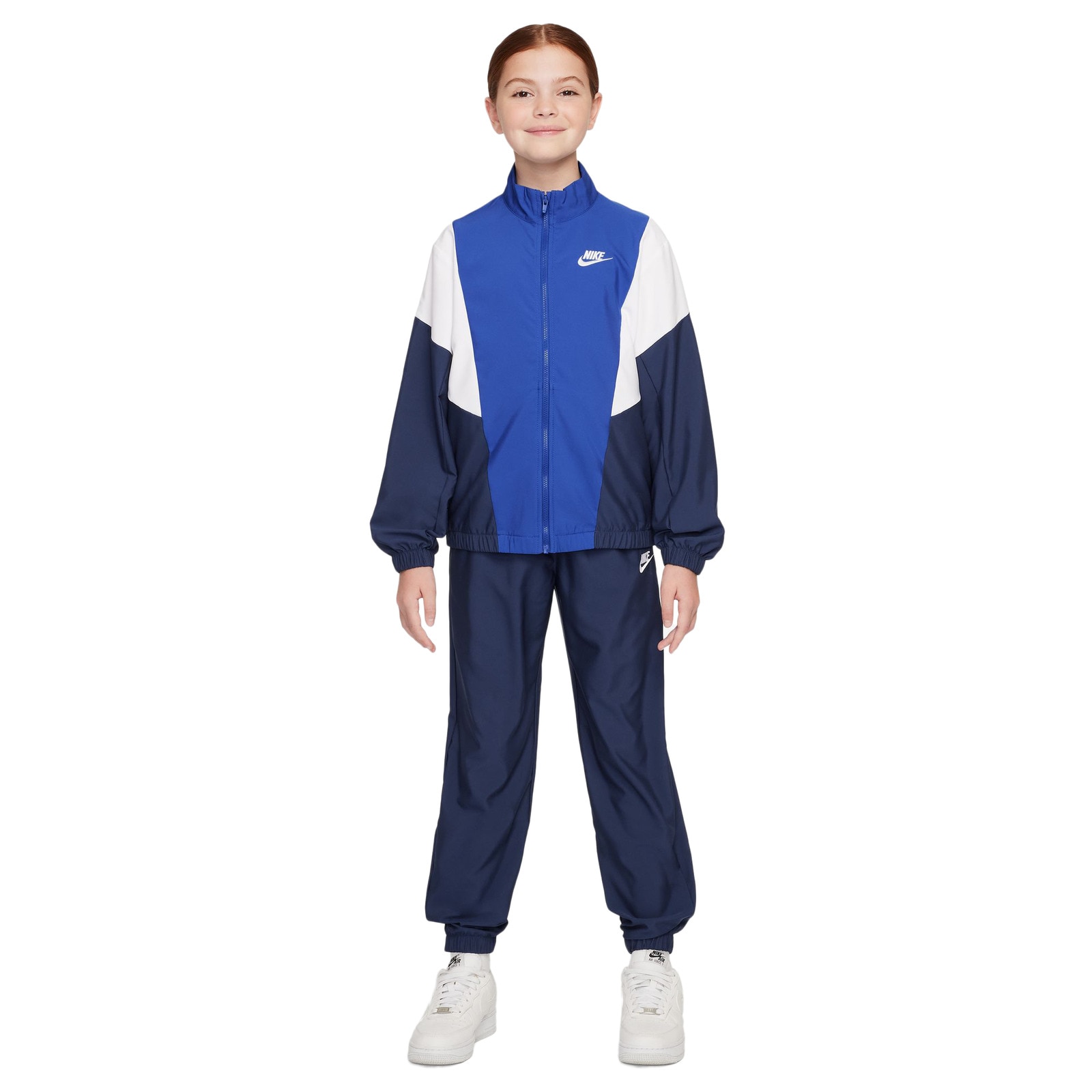 ナイキ（NIKE）（キッズ）ジュニア スポーツウェア ウーブン フルジップ トラックスーツ HQ9314-410