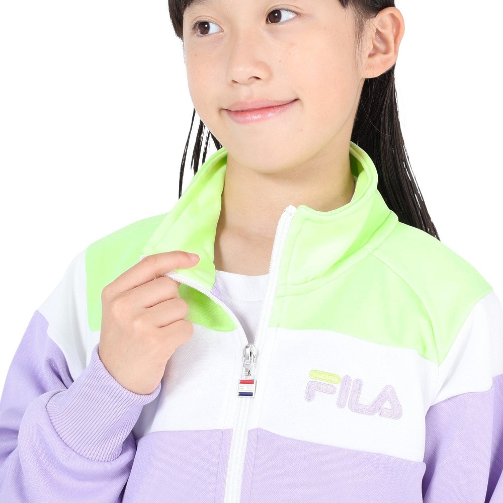フィラ（FILA）（キッズ）ジュニア ウォームアップスーツ 上下セット 143-703LAV