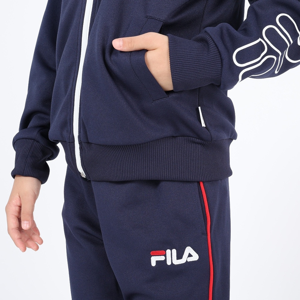 フィラ（FILA）（キッズ）ジュニア ウォームアップスーツ 上下セット 143-703NV