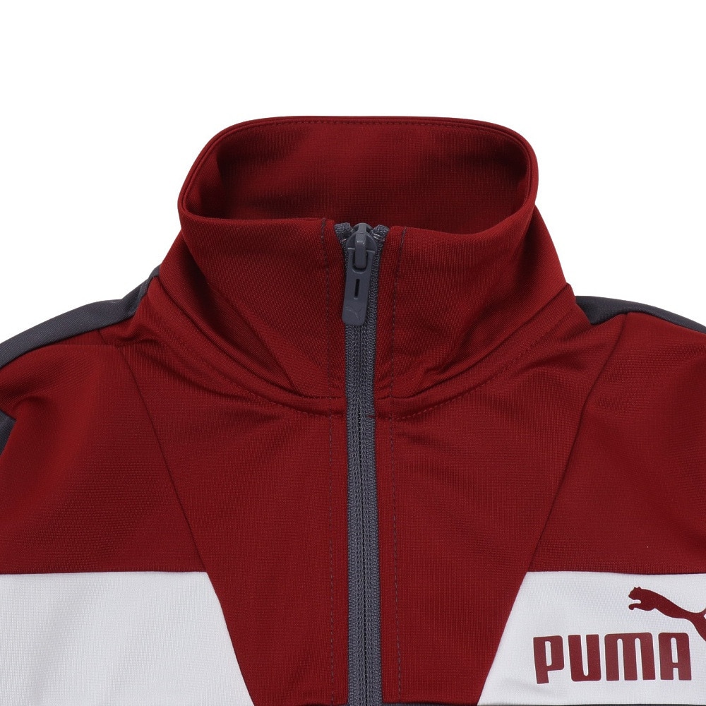 プーマ（PUMA）（キッズ）ボーイズ プーマ パワー ポリ スーツ 上下セット 684001 69 GRY