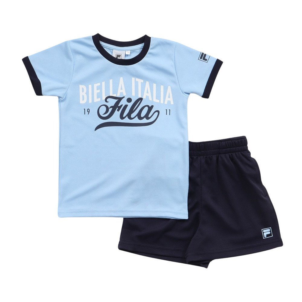 FILA ウサギ柄 Tシャツ ショートパンツ セット M フィラ（FILA）（キッズ）ジュニア Tシャツハーフパンツ 上下セット